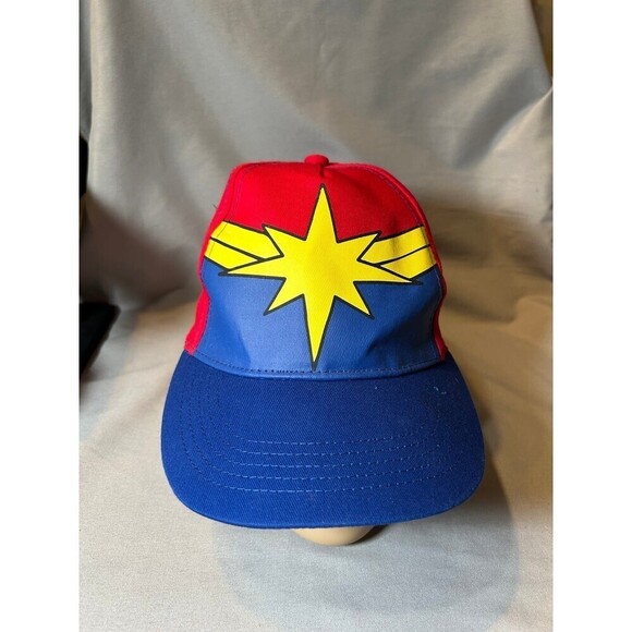 Marvel Youth Captain Marvel Adjustable Baseball Cap / Hat - Picture 1 of 5